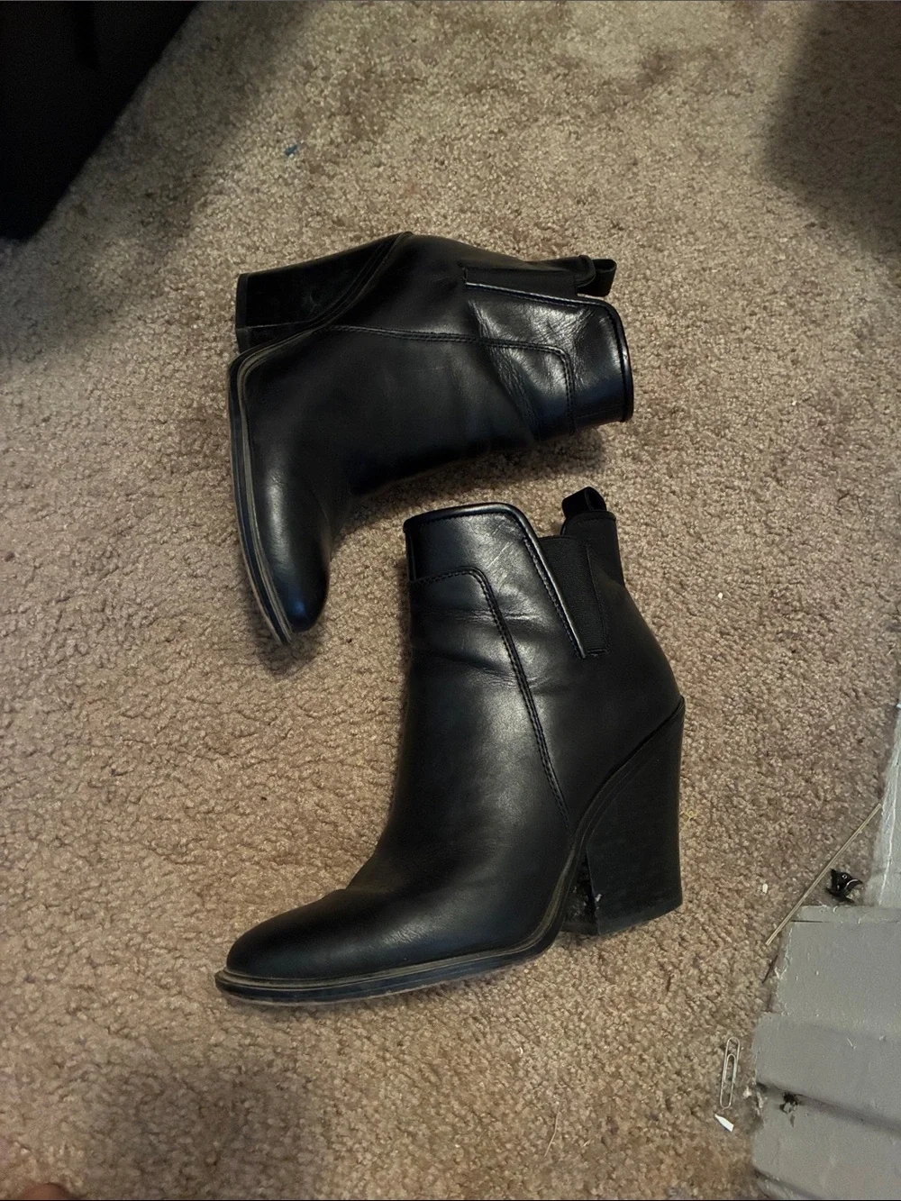 Franco Sarto black leather